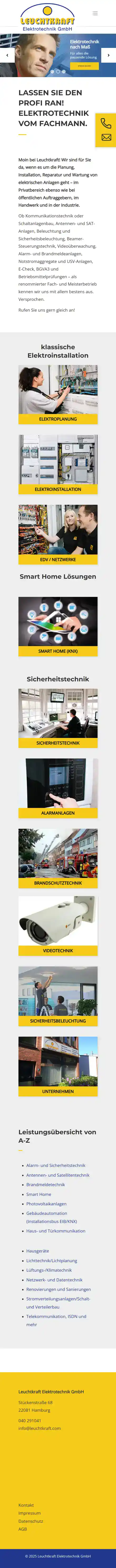 website leuchtkraft desktop