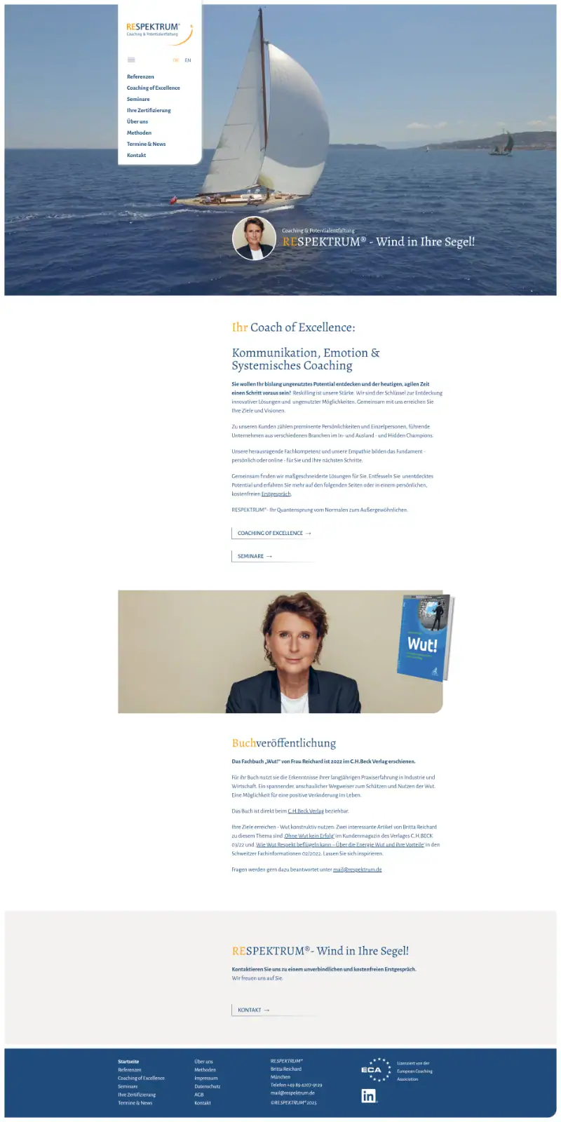 website respektrum desktop