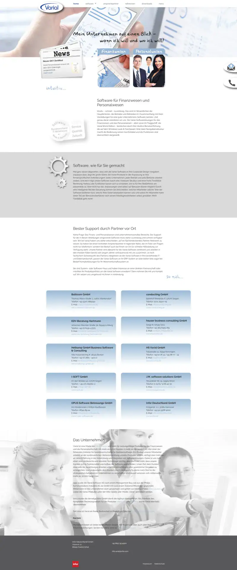 website varial desktop