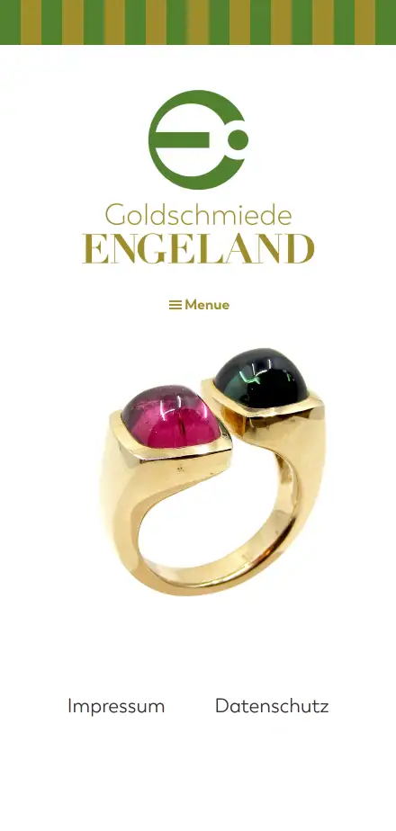 website goldschmiede engeland desktop