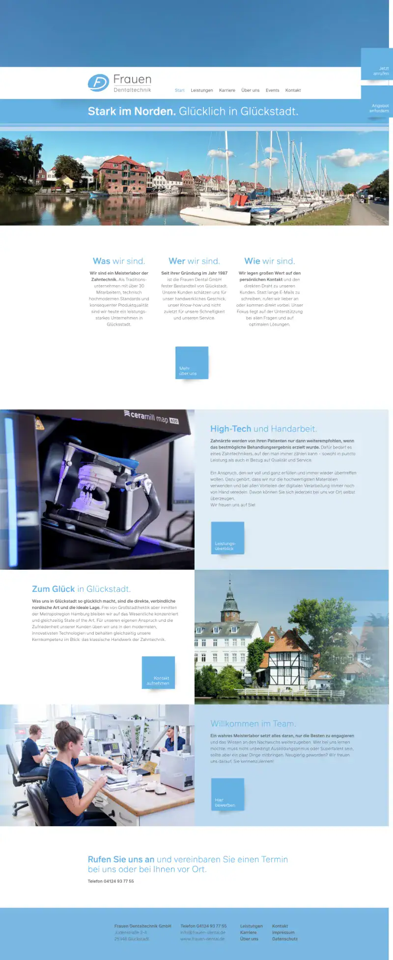 website frauen dental desktop
