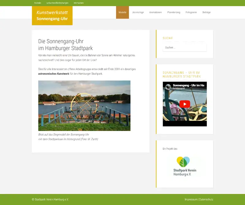 website sgu.stadtparkverein desktop