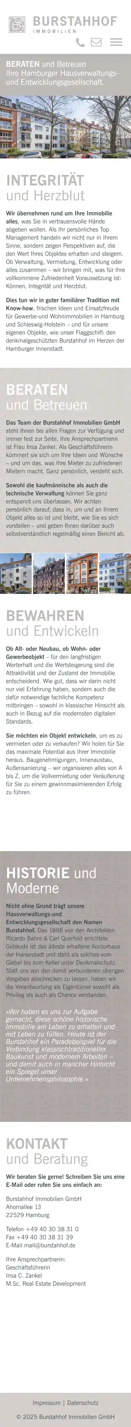 website burstahhof desktop