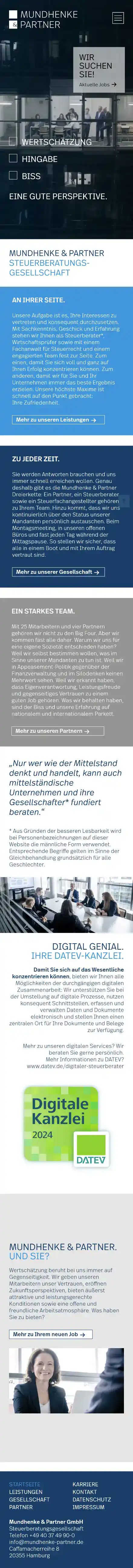 website mundhenke partner desktop