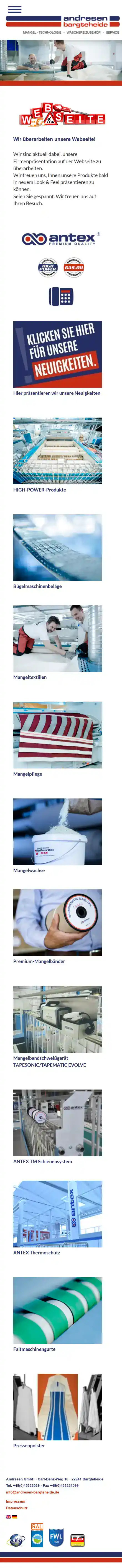 website andresen bargteheide desktop