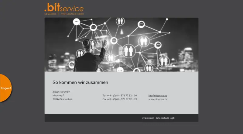website bitservice desktop