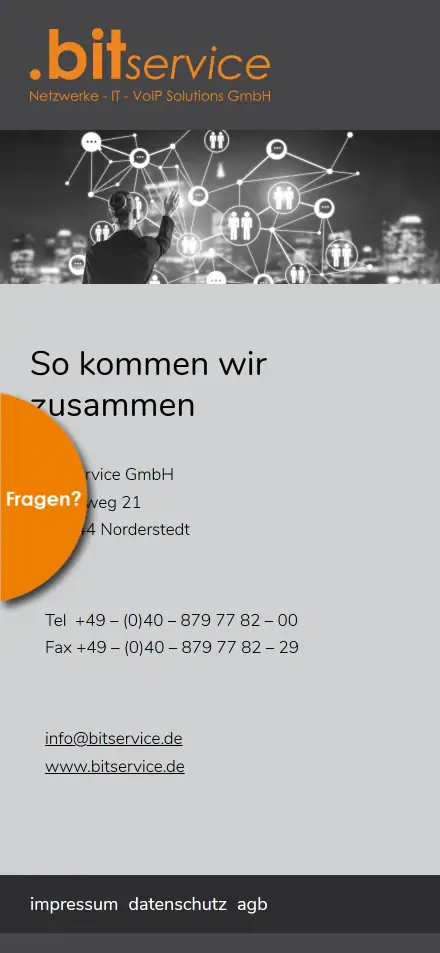 website bitservice desktop