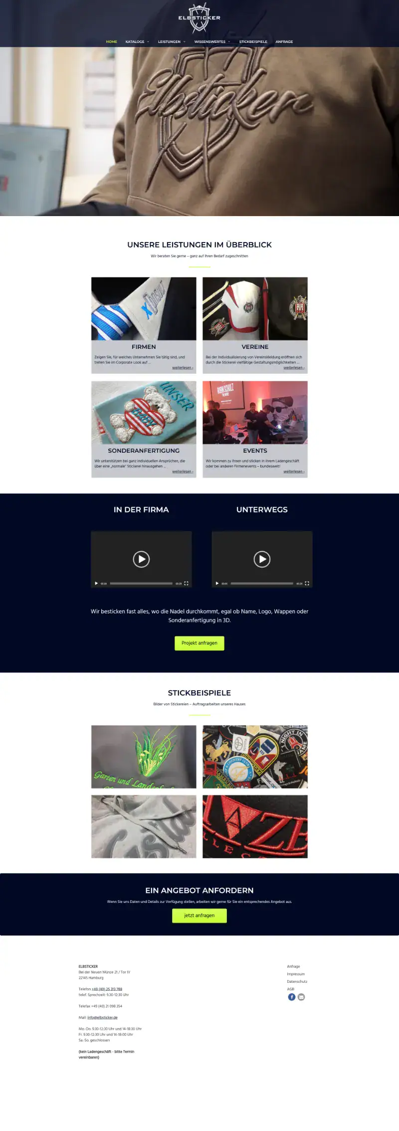 website elbsticker desktop