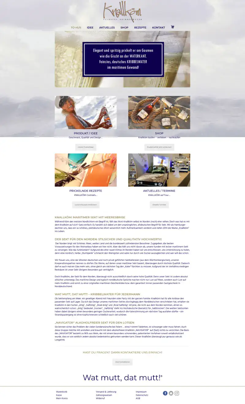 website knallkoem desktop