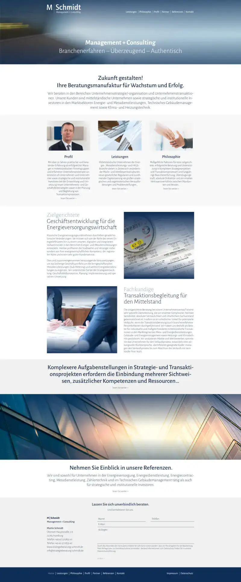 website strategieberatung schmidt desktop