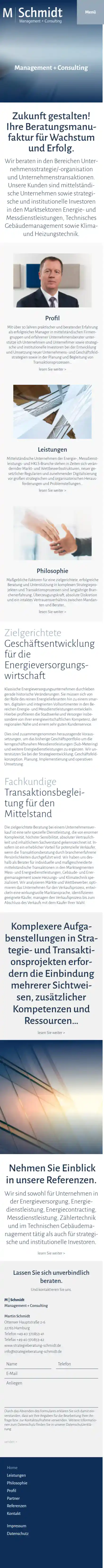 website strategieberatung schmidt desktop
