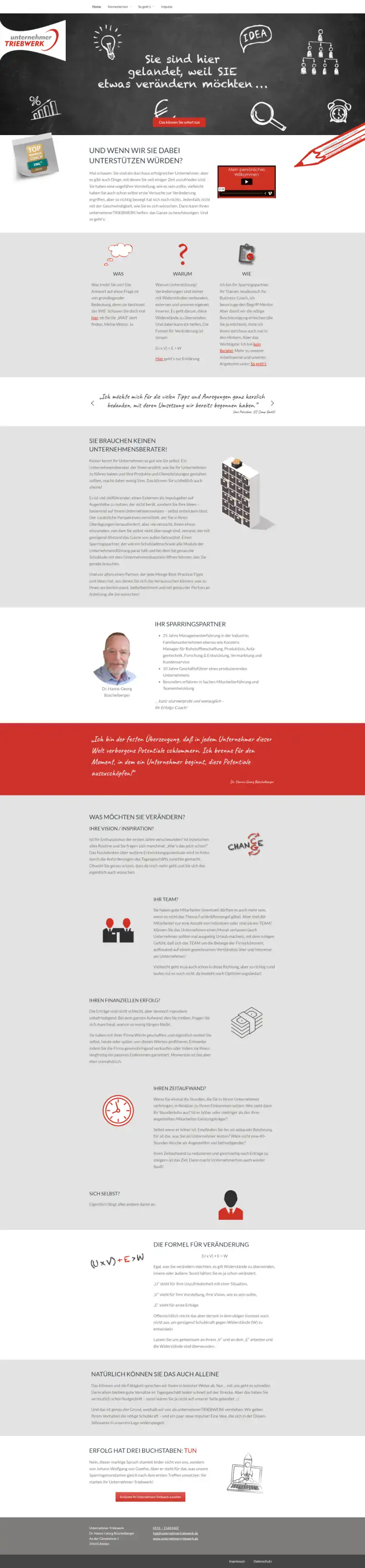 website unternehmertriebwerk desktop